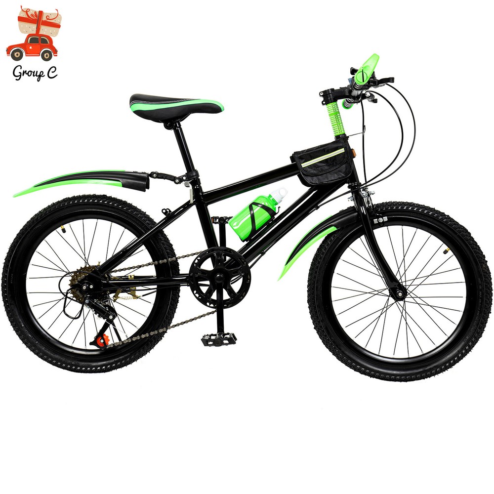 20 Inch Kids Mountain Bike with 7 Speeds and Double Disc Brakes