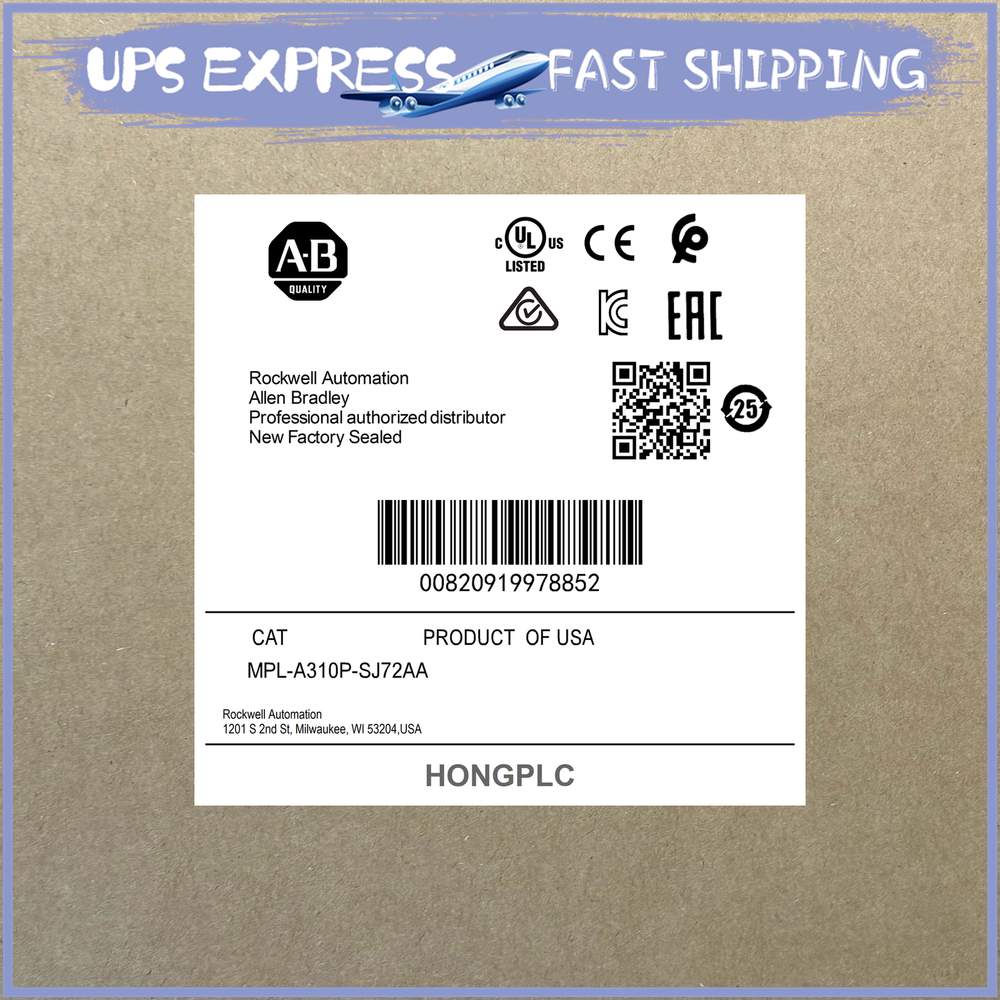 MPL-A310P-SJ72AA AB Servo Motor Expedited Shipping MPLA310PSJ72AA SH