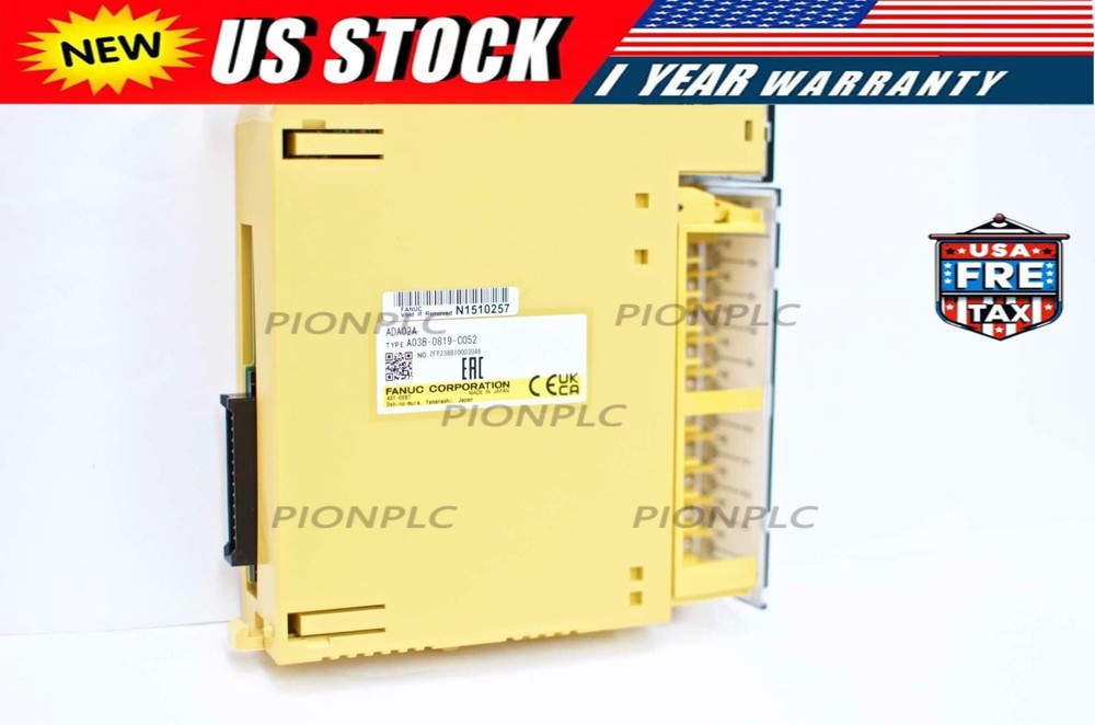 FANUC A03B-0819-C052 I/O MODULE ANALOG OUTPUT 12-BIT ADA02A