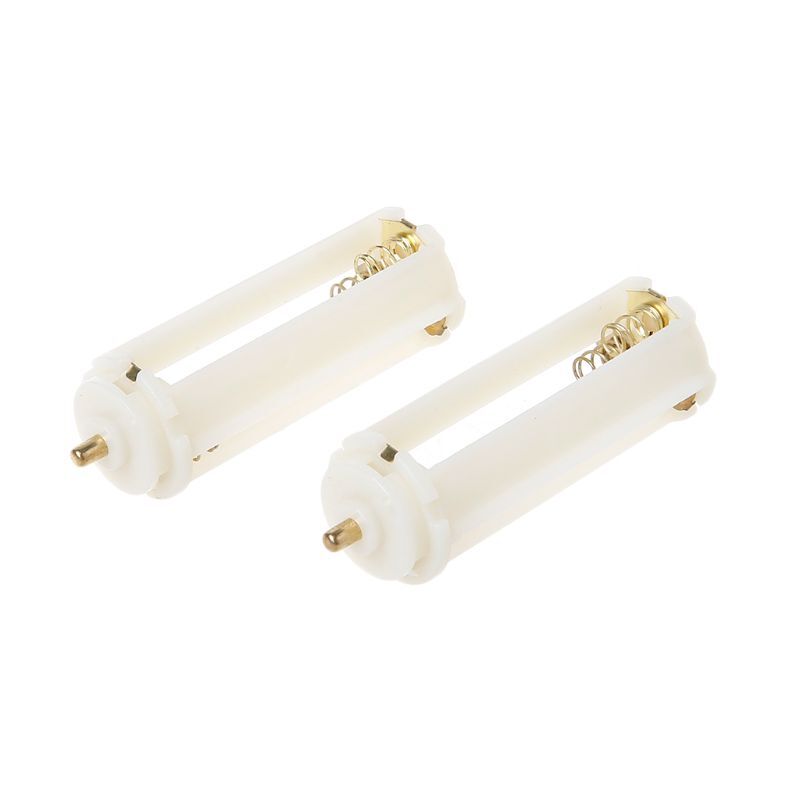 Soporte de 2 piezas para caja 3 AAA LR03 para linterna antorcha nuevo