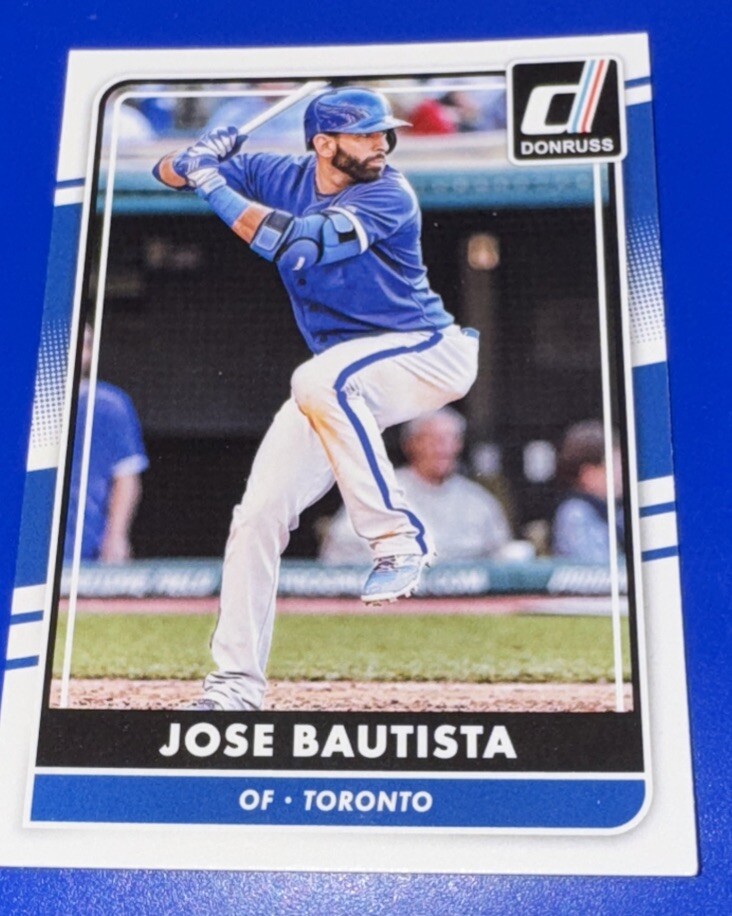 2016 Donruss Jose Bautista #55 Toronto Blue Jays Baseball MLB HOF