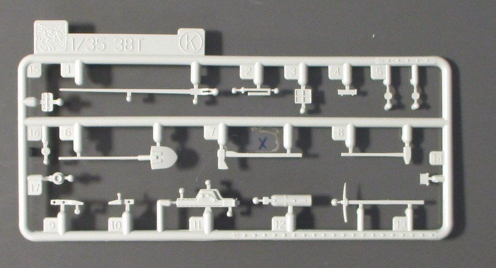 1/35 Cyber Hobby Aufklarungspanzer 38t Parts Tree K from Kit 6310-image