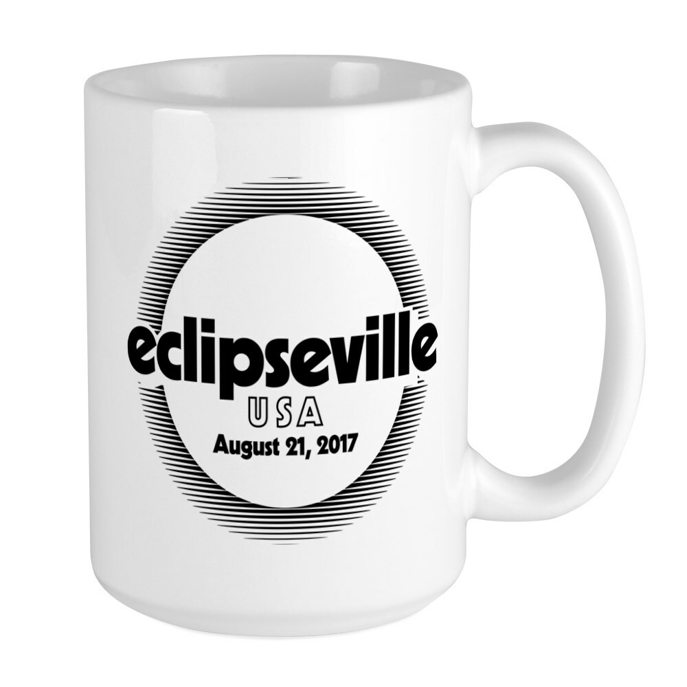 CafePress Eclipseville USA Coffee Mug, Large 15 oz. White Coffee Cup (91839269)