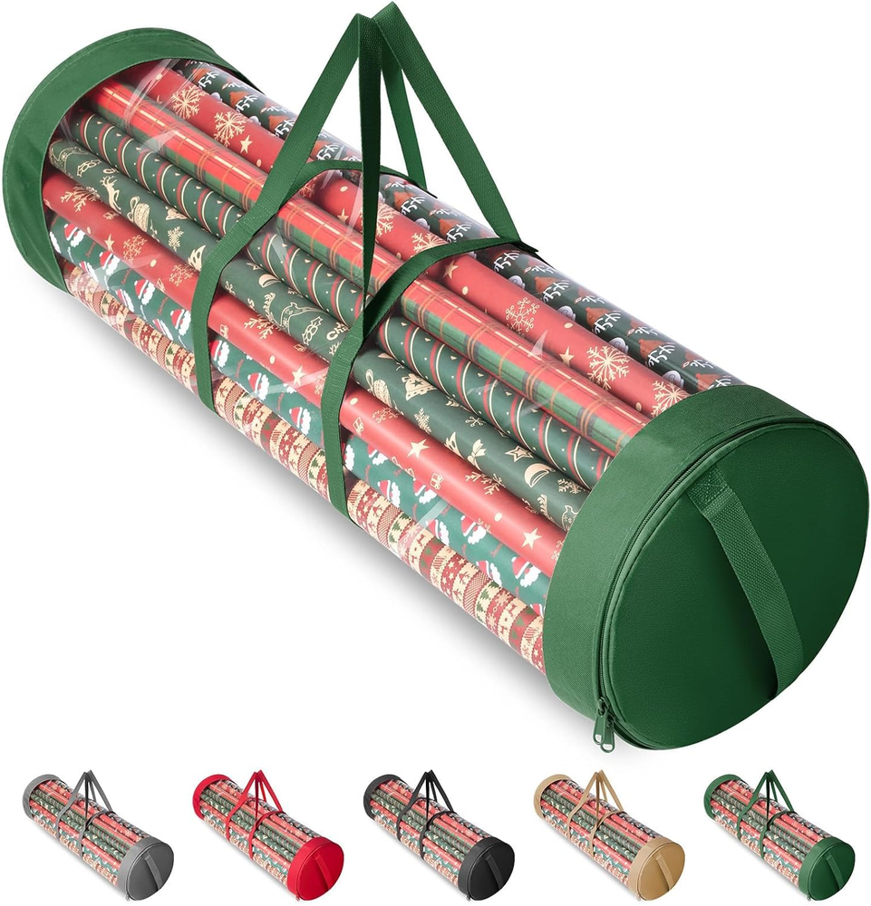 Christmas Wrapping Paper Organizer Storage, 41