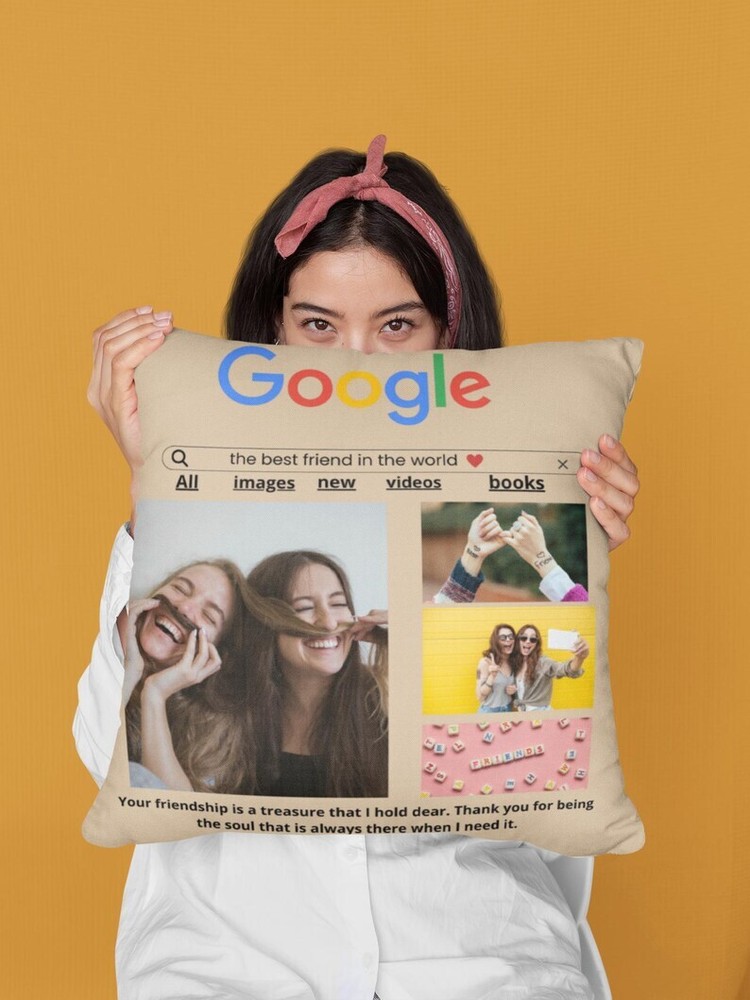 Personalized Valentine's Day Pillow Gift for Mom, Friend, Sister or Boyfriend.