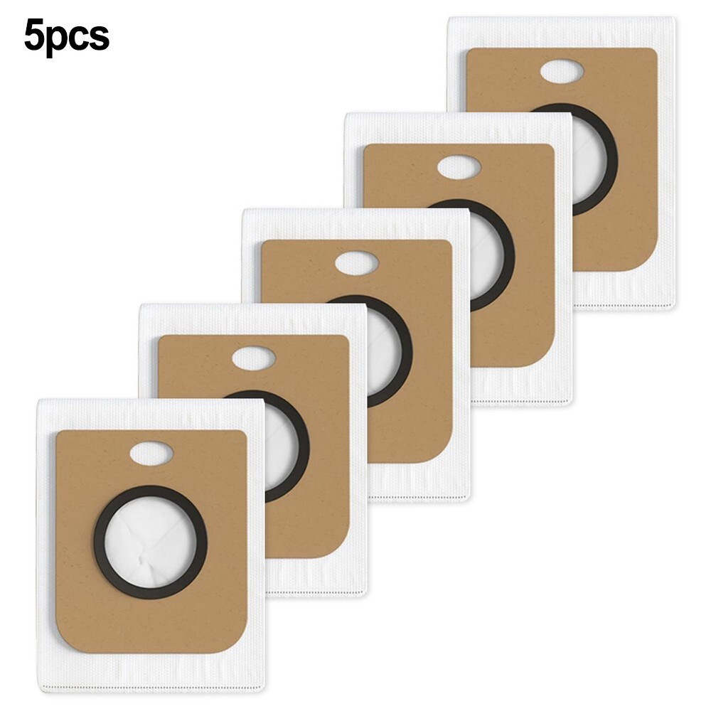 5PC Replacement Dust Bags for ILIFE T20S Self-Emptying Robot Vacuum Cleaner