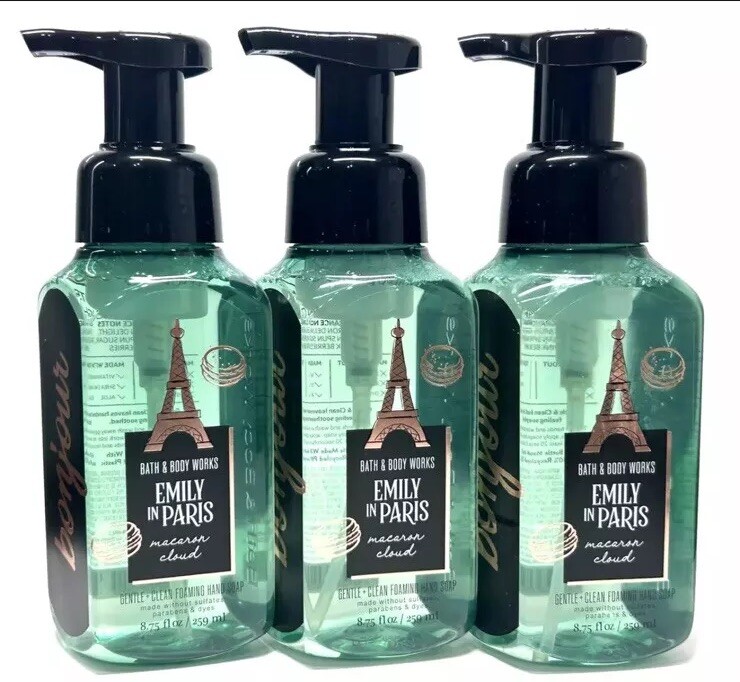 3 Bath & Body Works EMILY IN PARIS MACARON CLOUD Hand Soap 8.75 FL OZ