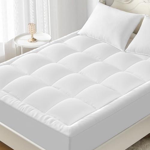 Mattress Topper Extra Thick, Cooling, and Breathable Mattress Pad 8 Queen 600G