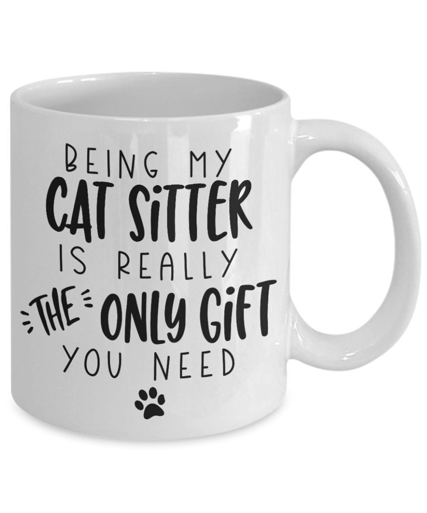 Cat Sitter Gift For Cat Sitter Thank You Cat Sitter Mug