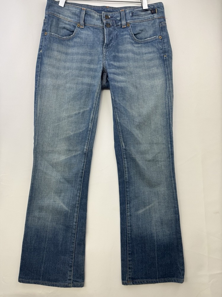 Citizens of Humanity Size 29 Traveler Stretch Boot Double Button Fly Blue Jeans