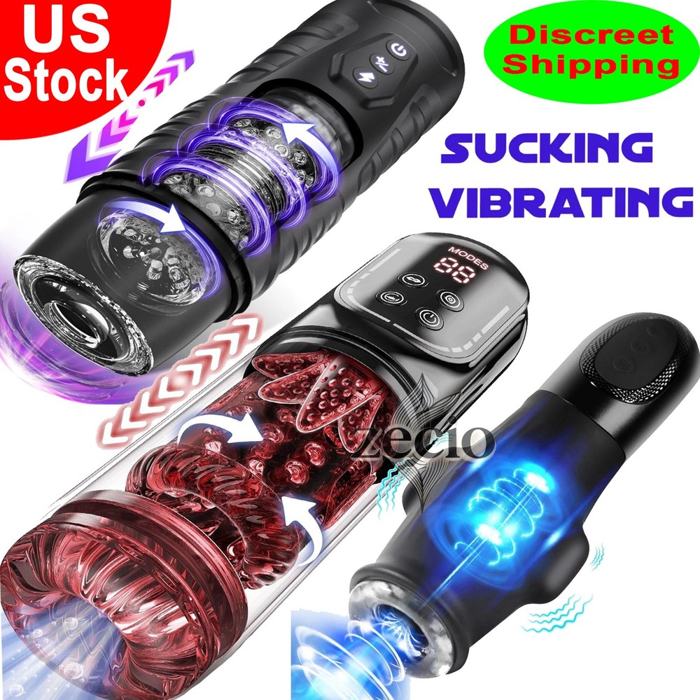 Automatic Male Masturbaters HandsFree Sucking Mastubator Cup Sex Toys for Men