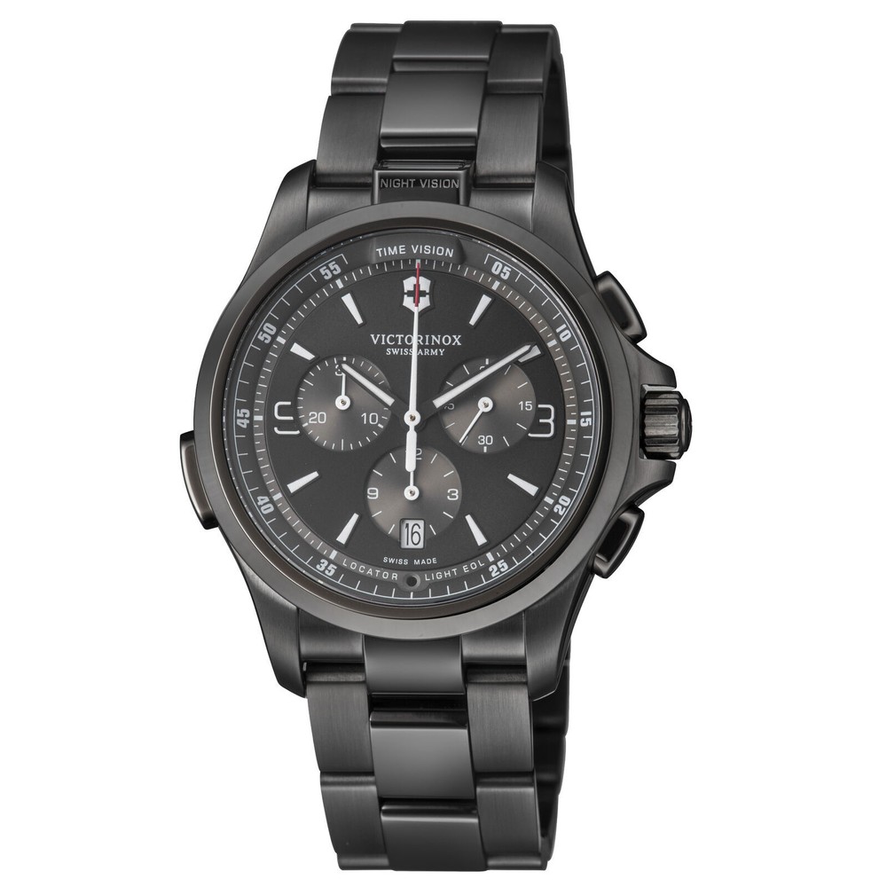 Victorinox Night Vision Titanium Wrist Watch for Men