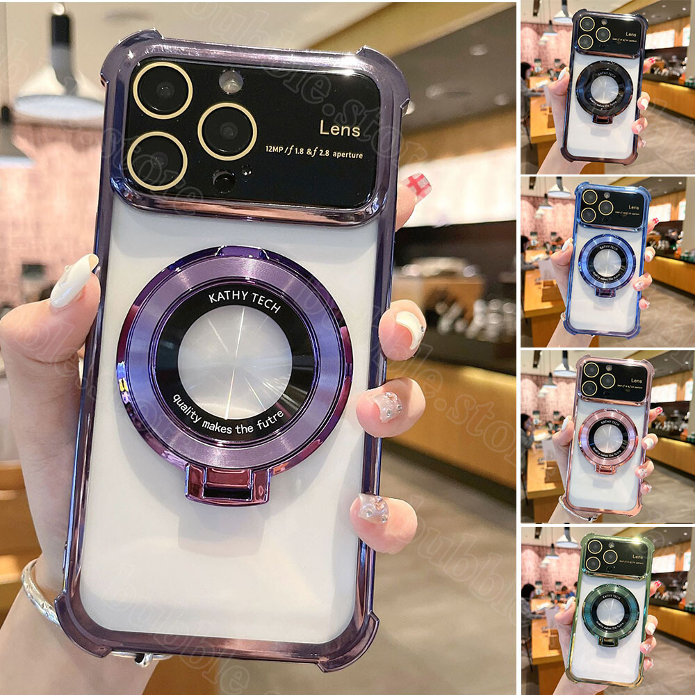 Пара iPhone 16 15 14 13 12 11 Pro Max чехол подушка безопасности magnético Telefono протектор