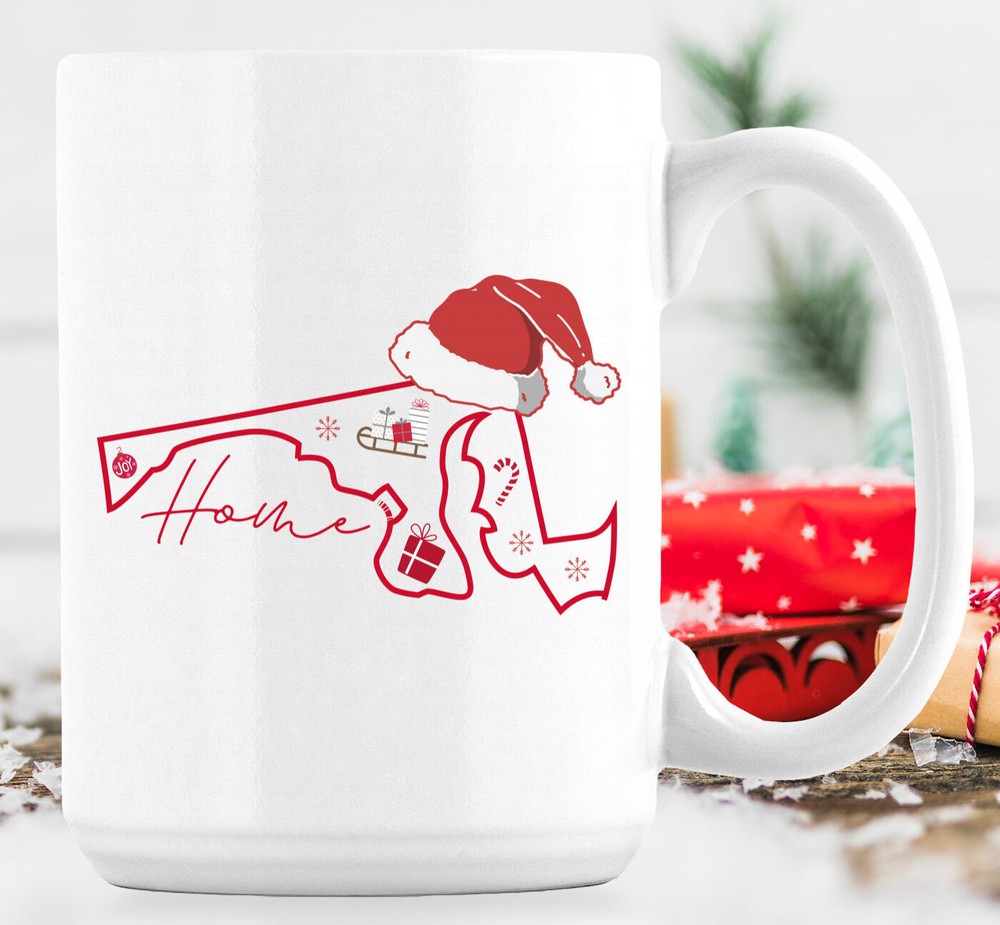 Maryland Christmas Maryland Christmas Mug Maryland Xmas Gift Maryland Pride