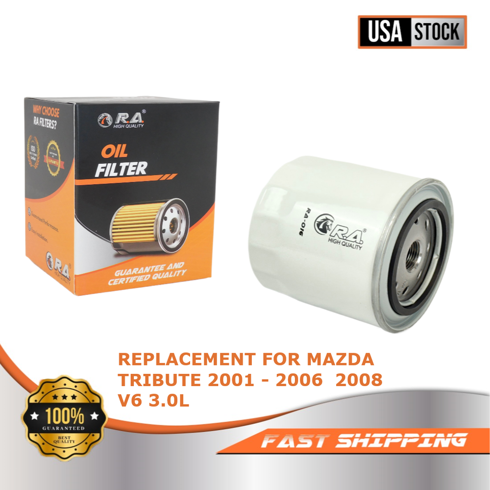 High Performance Spin-on Oil Filter for MAZDA TRIBUTE 2001 - 2006 2008 V6 3.0L