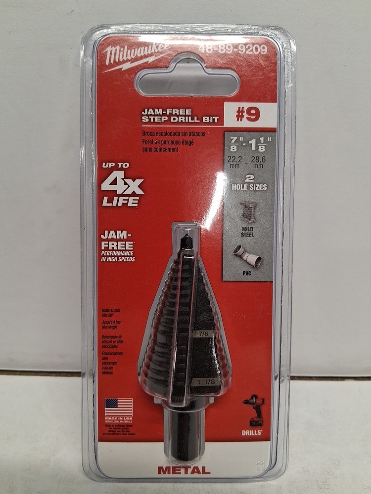 Milwaukee #9 Step Drill Bit 48-89-9209