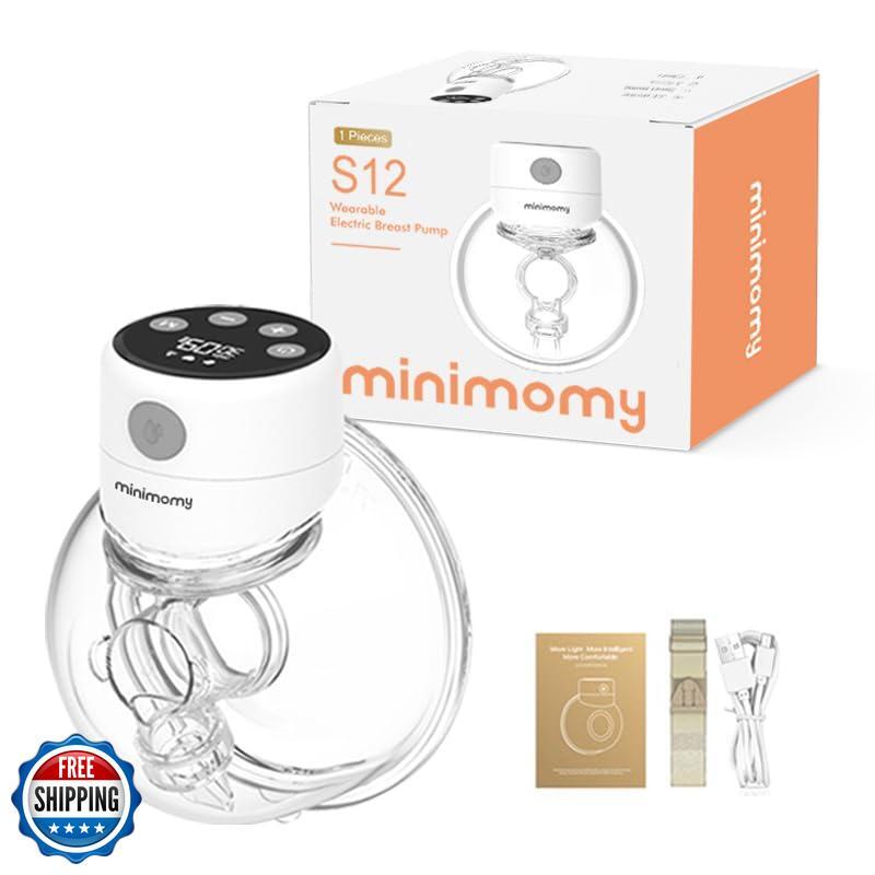 Hands-Free Wearable Electric Breast Pump with 3 Modes 12 Levels Double Portable Design