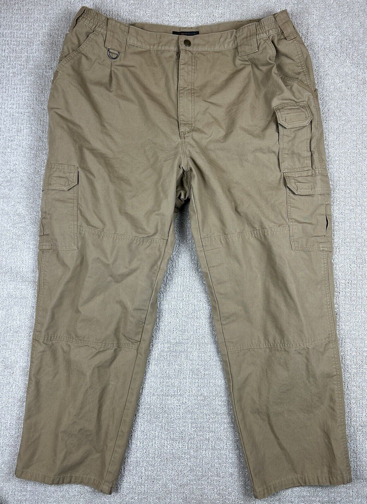5.11 Tactical Pants Mens Size 42x30 Relaxed Fit Cargo Beige 74251 Utility Work