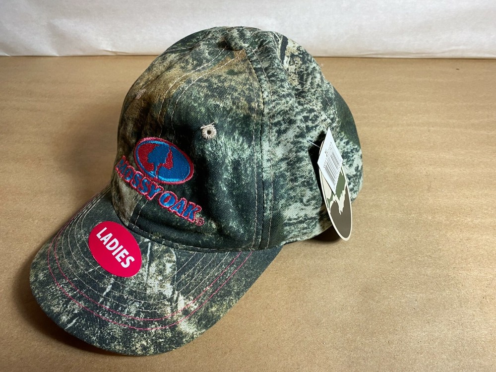 Mossy Oak Camouflage Ladies Baseball Hat Embroidered Hunting Fishing Outdoor Cap