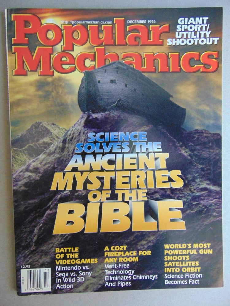 POPULAR MECHANICS Magazine December 1996 Bible Mysteries Solved by Science!