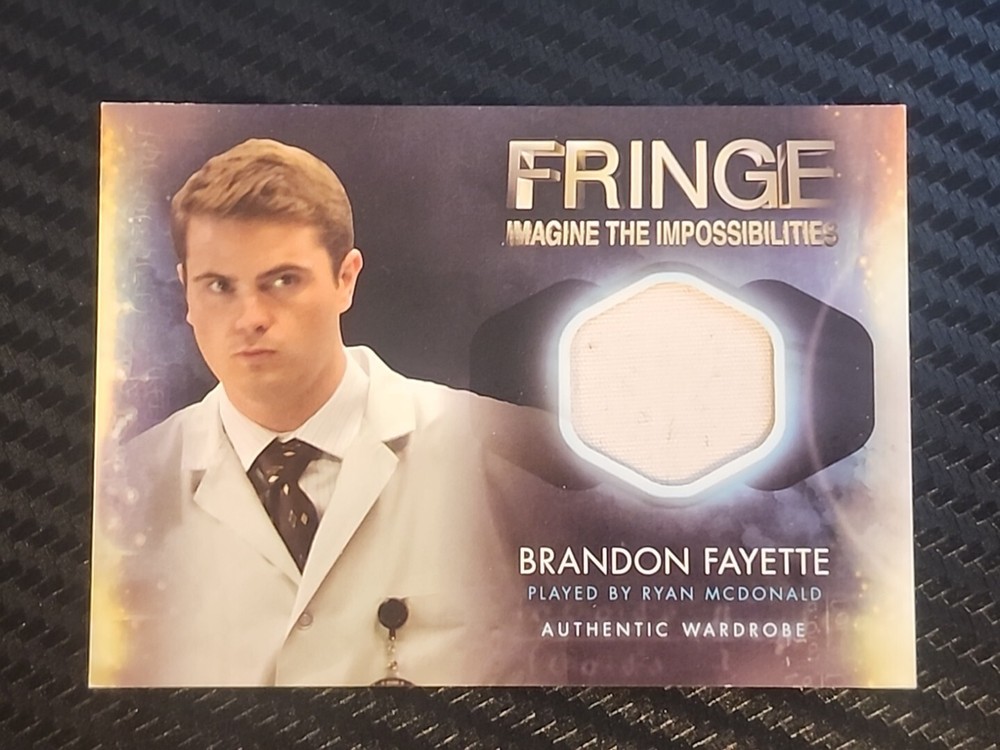 Brandon Fayette Ryan McDonald 2012 Fringe Lab Coat Trading Card M2