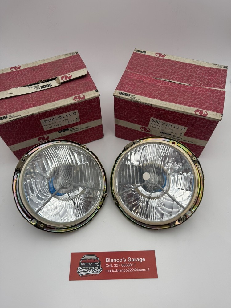 Fiat 1100 D R Siem Headlights