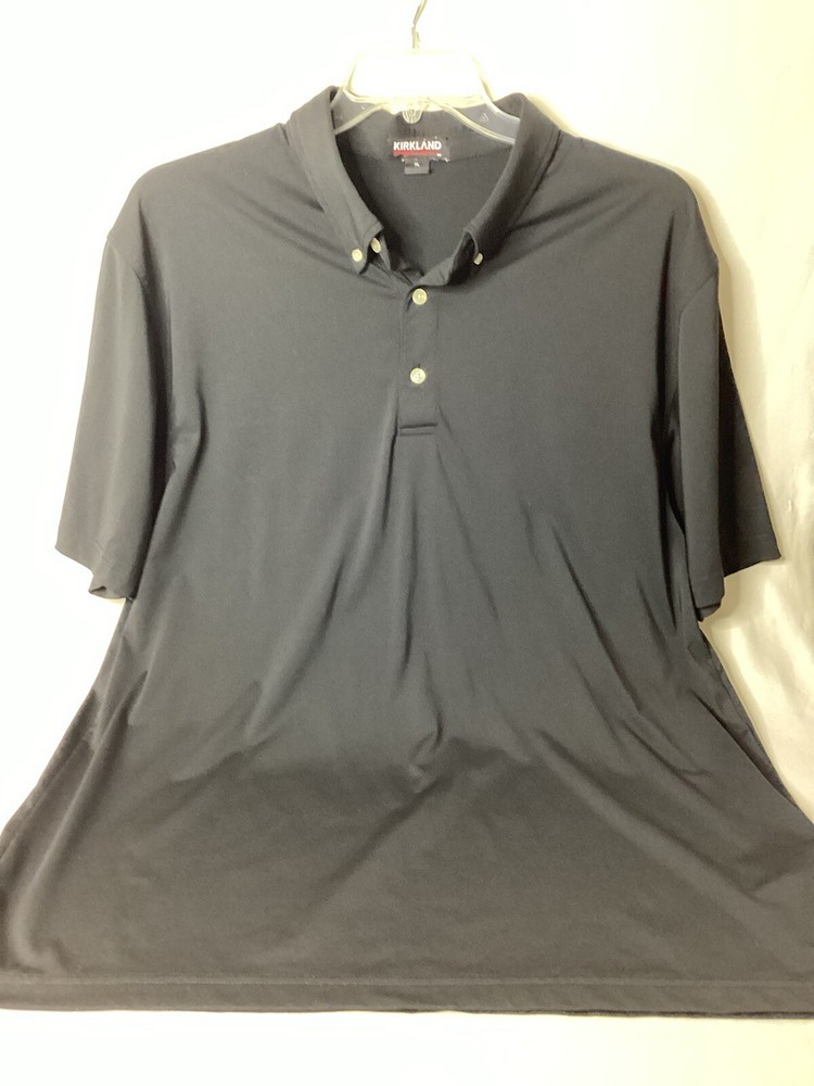 Kirkland Signature Men's Performance Polo Shirt Black