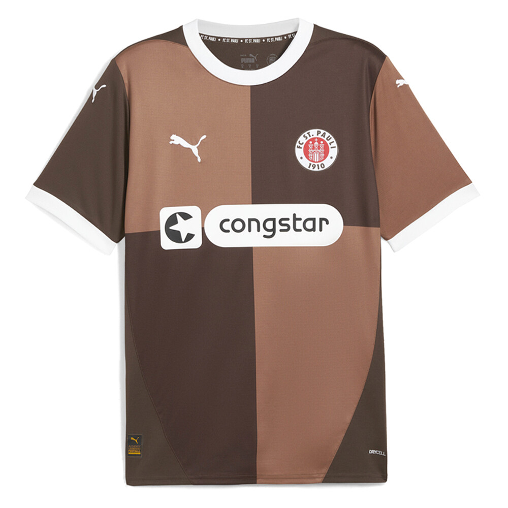 Puma Fcsp Home Crew Neck Replica Jersey Mens Brown  77863801