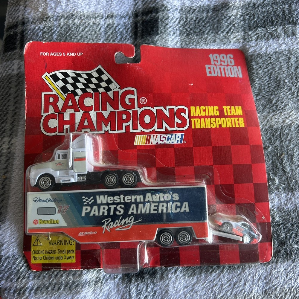 1996 Racing Champions Nascar Western Auto Parts America Transports. Mini Car
