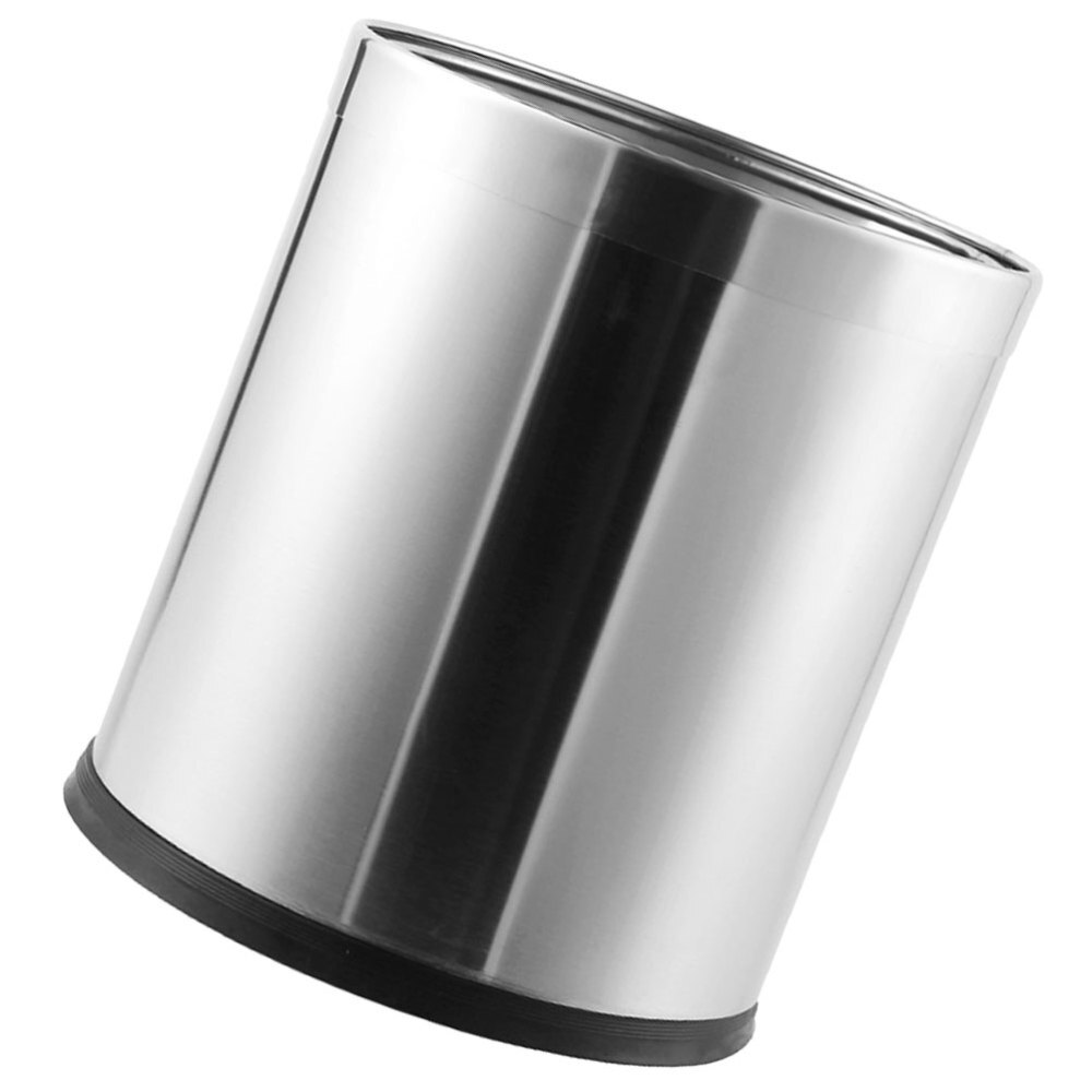 Stainless Steel Trash Can Bathroom Double Layer 10l Simple Design Style Office