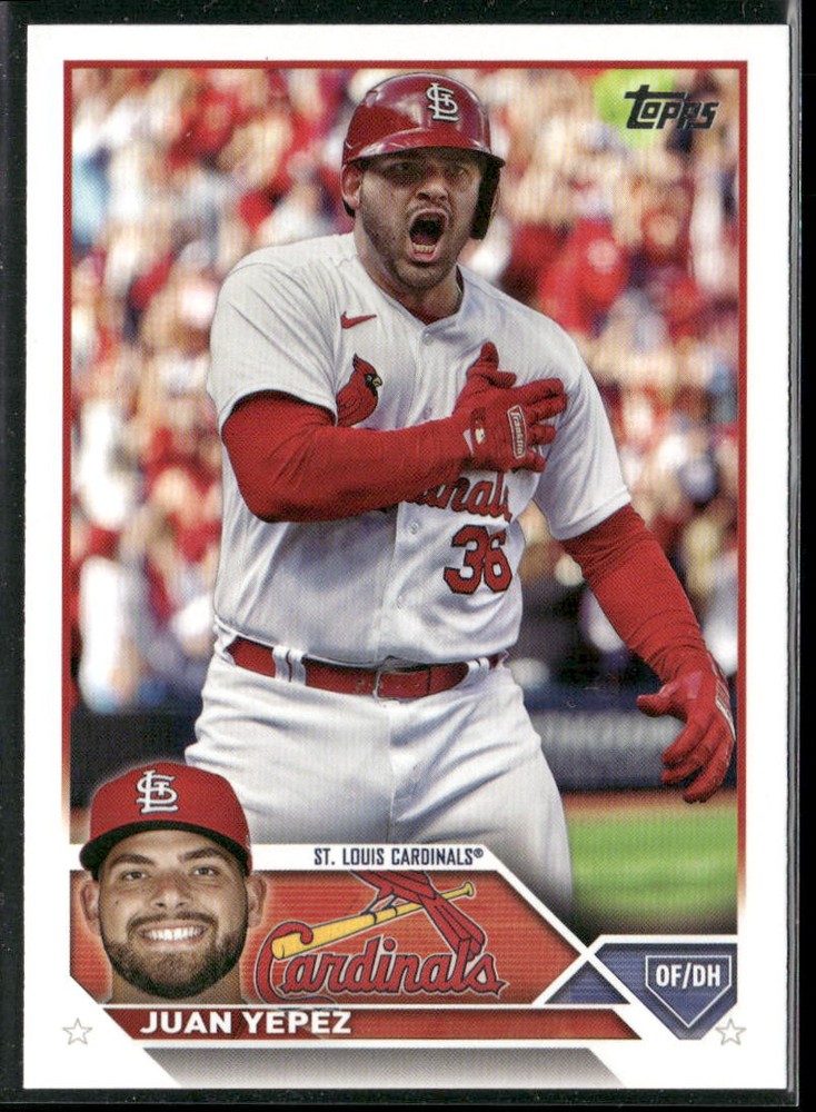 2023 Topps Update US207 Juan Yepez St. Louis Cardinals Baseball Card