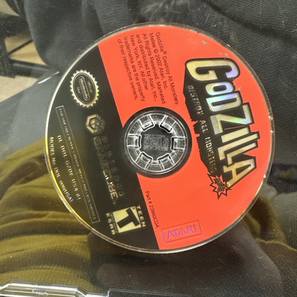 Godzilla Destroy All Monsters GameCube Disc Only Tested Works