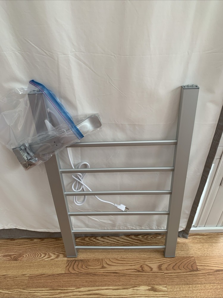 Pursonic 6 Bar Freestanding Wall Mountable Electric Towel Warmer Stainless