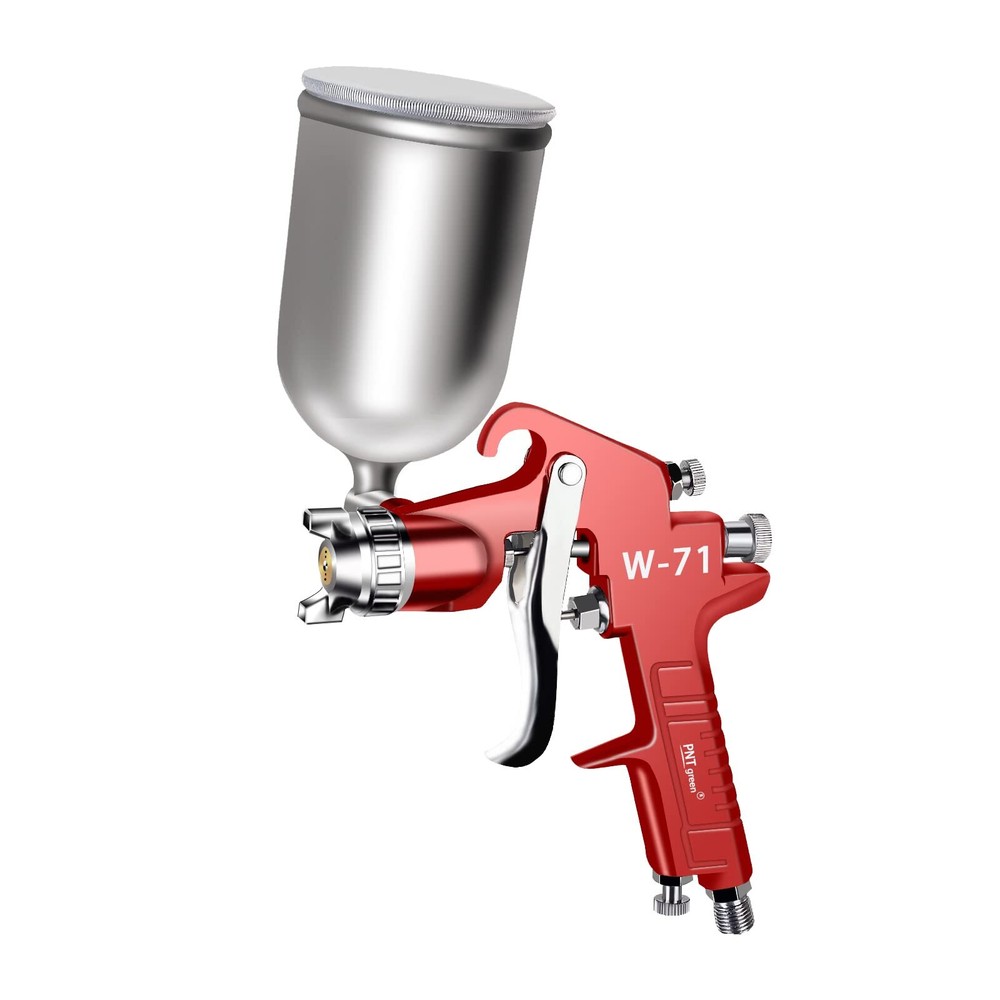 Hvlp Spray Gravity Feed with 400CC Aluminum Swivel Cup with 1.5mm Nozzle Prof...