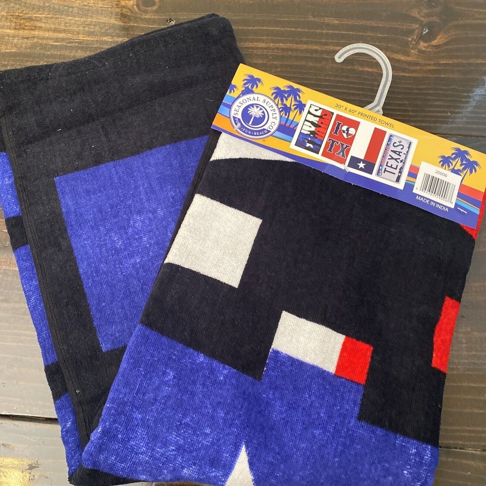 Texas-Themed Beach Towel by Seasonal Supply Co-image
