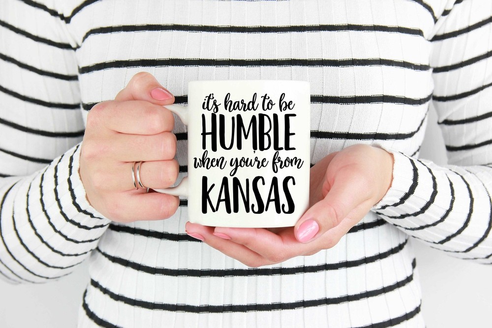 Custom Home State Mug Custom Kansas Mug Personalized Kansas Mugs Custom State