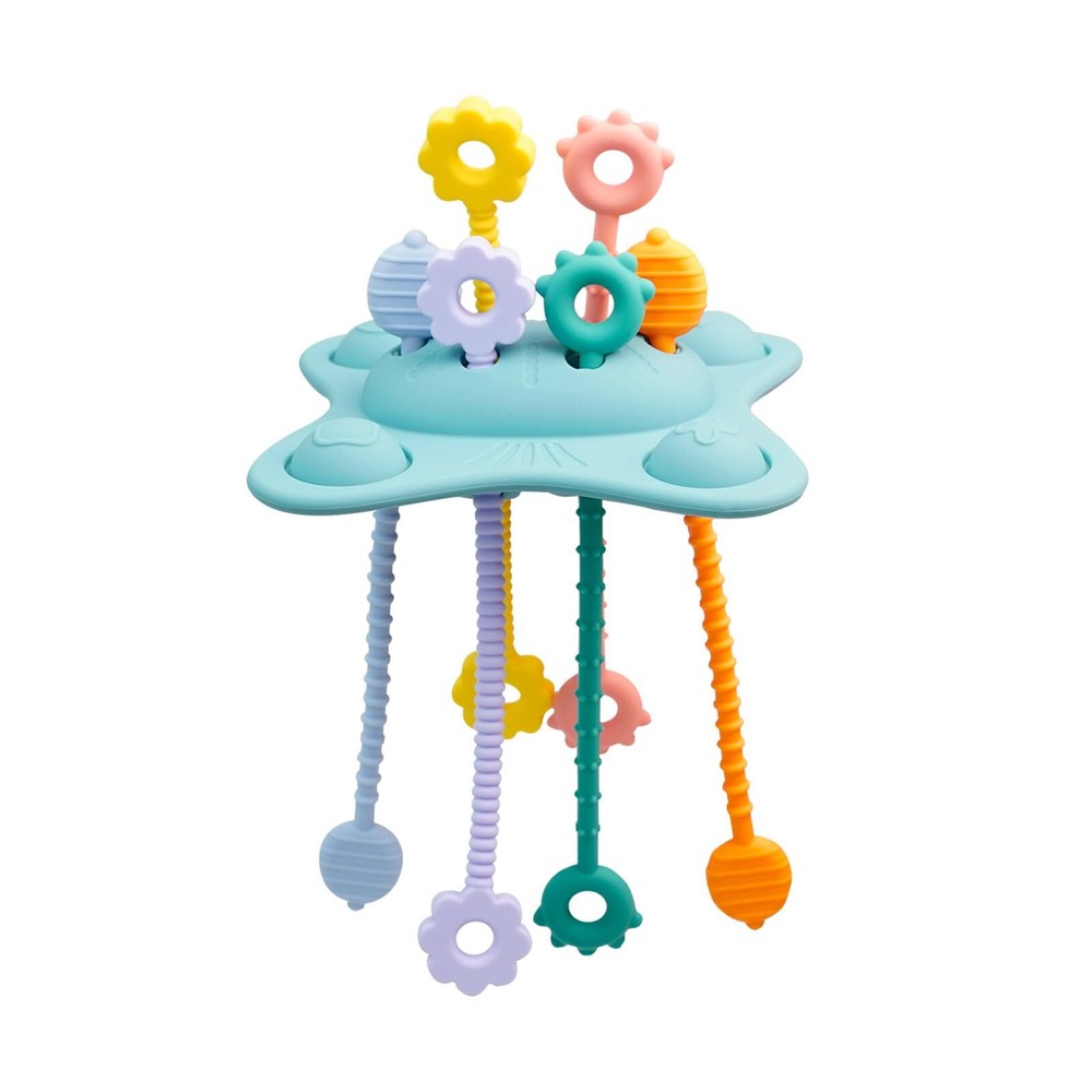 SILI FACTORY Baby Montessori Toys for 6-12-18 MonthsSilicone Baby Pull String...