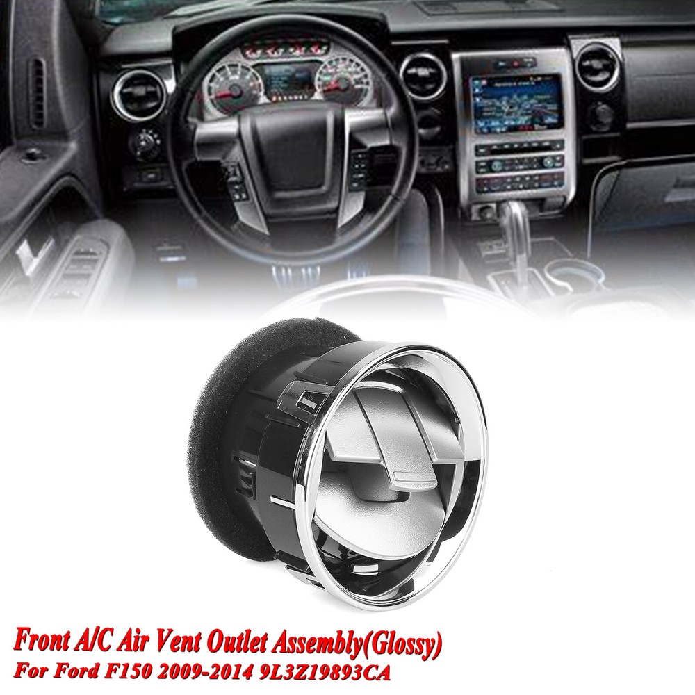 Car Inner Front Dashboard A/C Air Vent Outlet Assembly For Ford F150 2009-2014