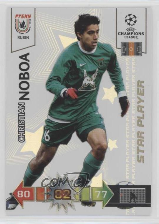 2010-11 Panini Adrenalyn XL UEFA Champions League Star Player Christian Noboa