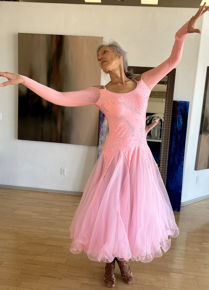 Beautiful Smooth Ballroom Dress Pink