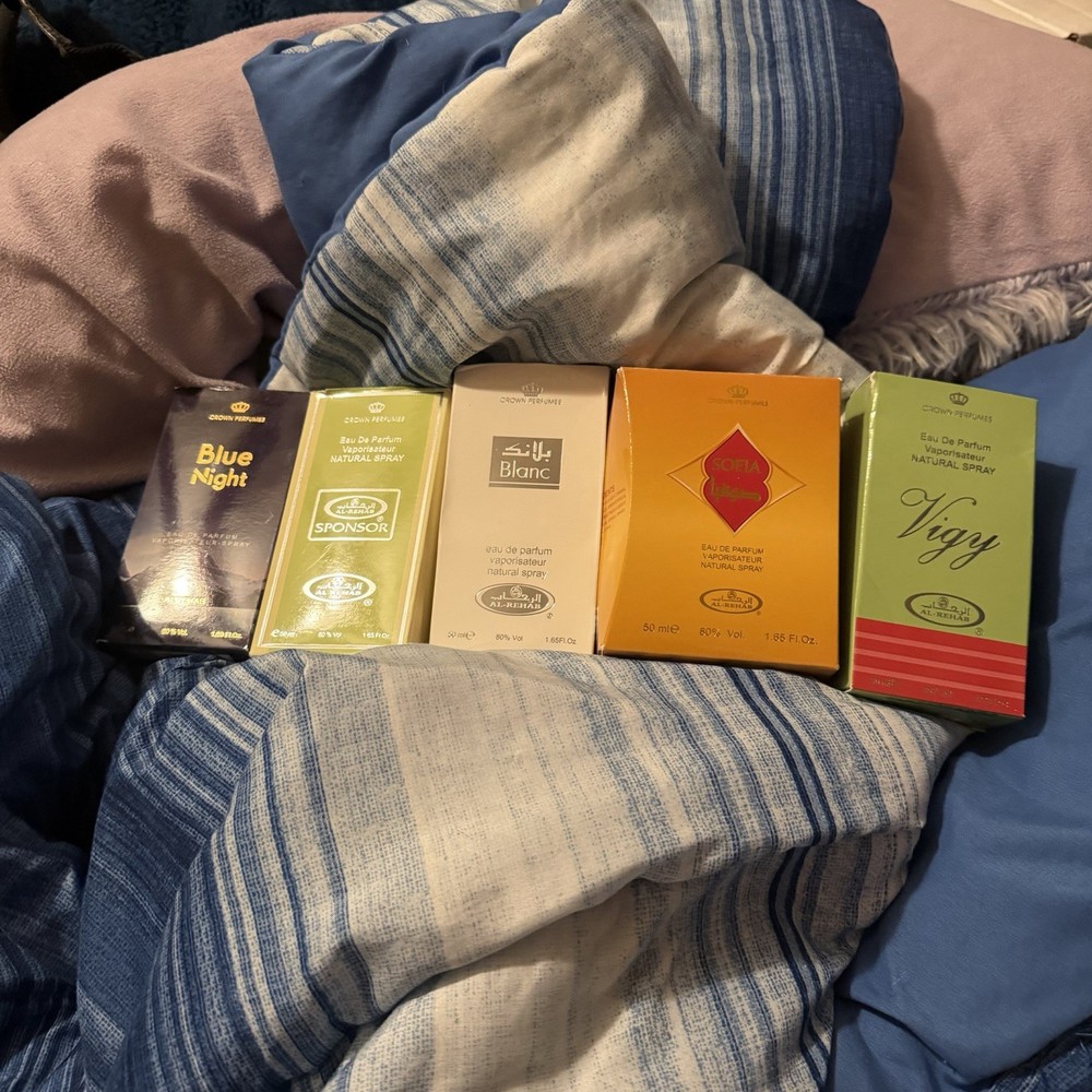 Perfume/ Cologne LOT OF 5  Al Rehab , And More