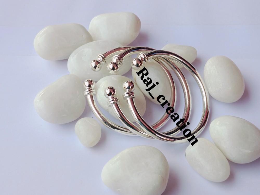 Thick 925 Sterling Silver Bangle Chunky Heavy Bracelet