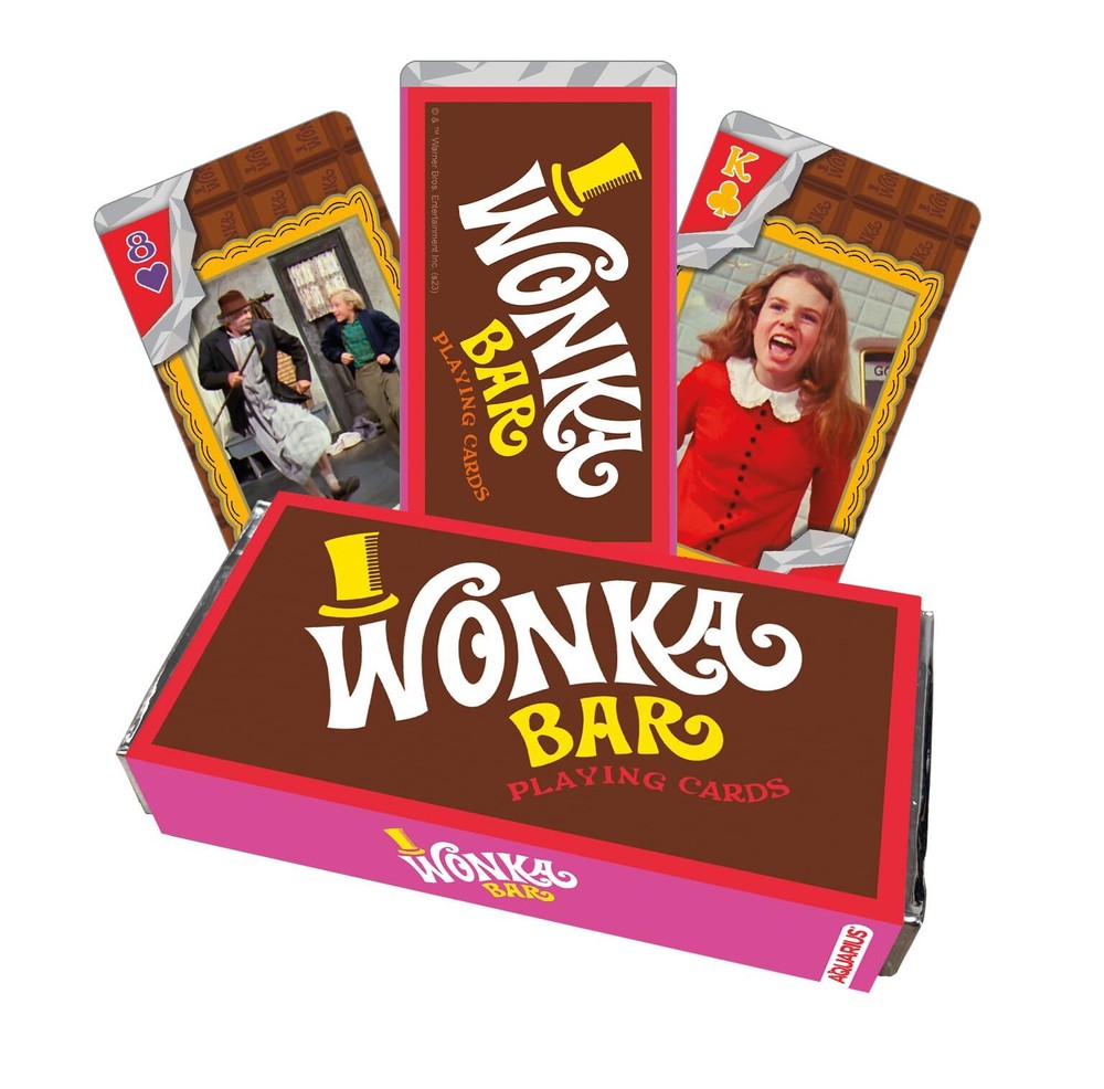 Willy Wonka Chocolate Bar Premium Playing Cards – Willy Wonka Themed Deck of ...