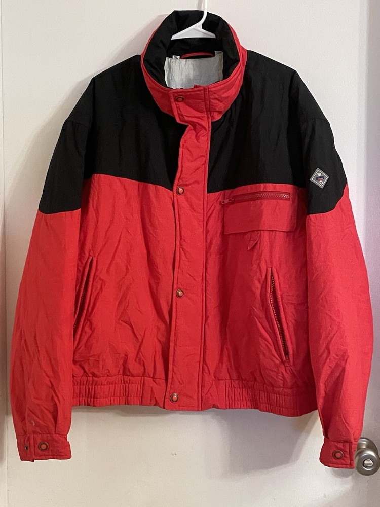 Members Only All Points Red Ski Graphic Jacket in XL for Bold Winter Style-image