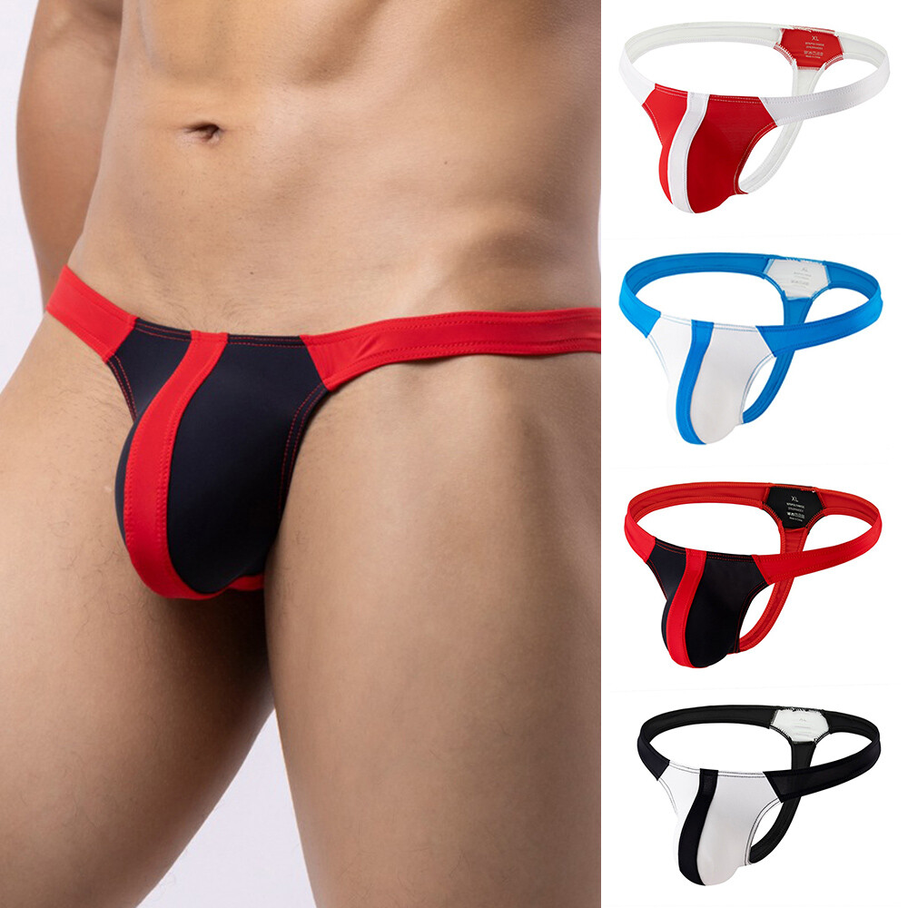 Men Breathable Mesh Micro Thong Underwear Briefs Pantie Low Rise T-Back G-String
