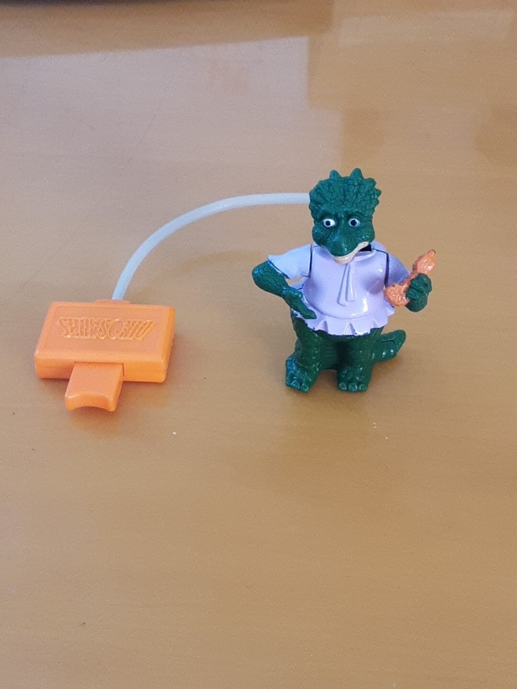 Vintage Disney Dinosaurs Happy Meal Toy Charlene on Phone