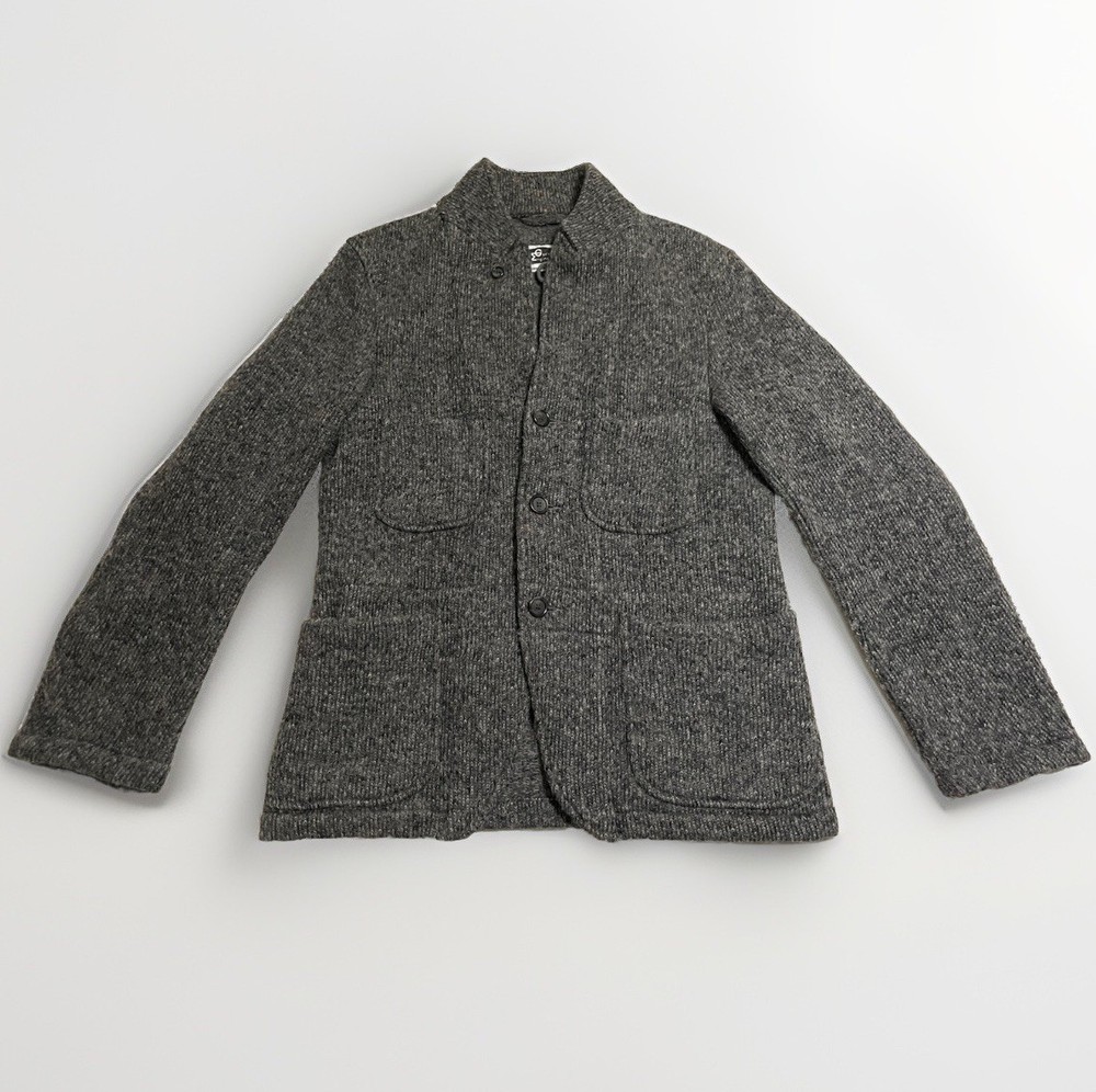 Vtg Engineered Garments Wool Cardigan Chore Jacket Old Tag Rare Made In USA Sz M