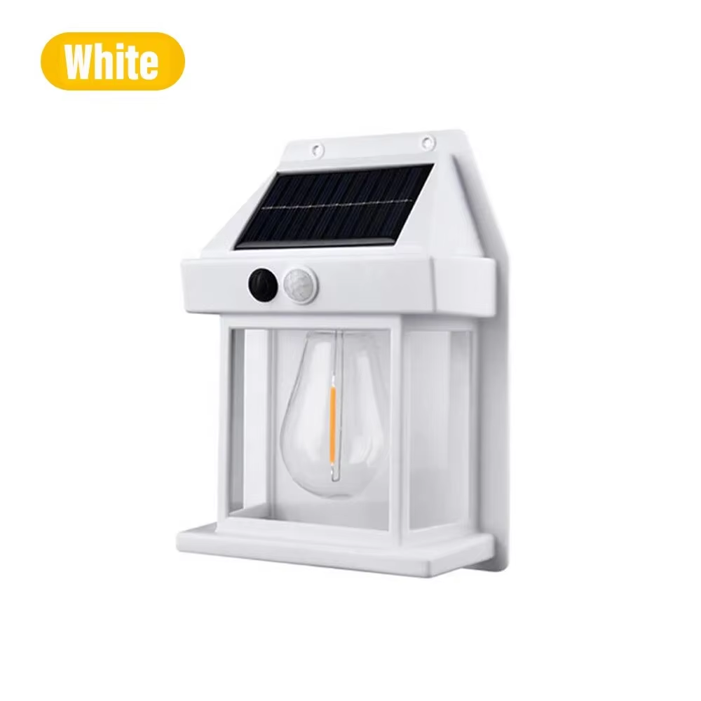 Solar Motion Sensor Wall Light - IP65 Waterproof LED Outdoor Safety Lighting