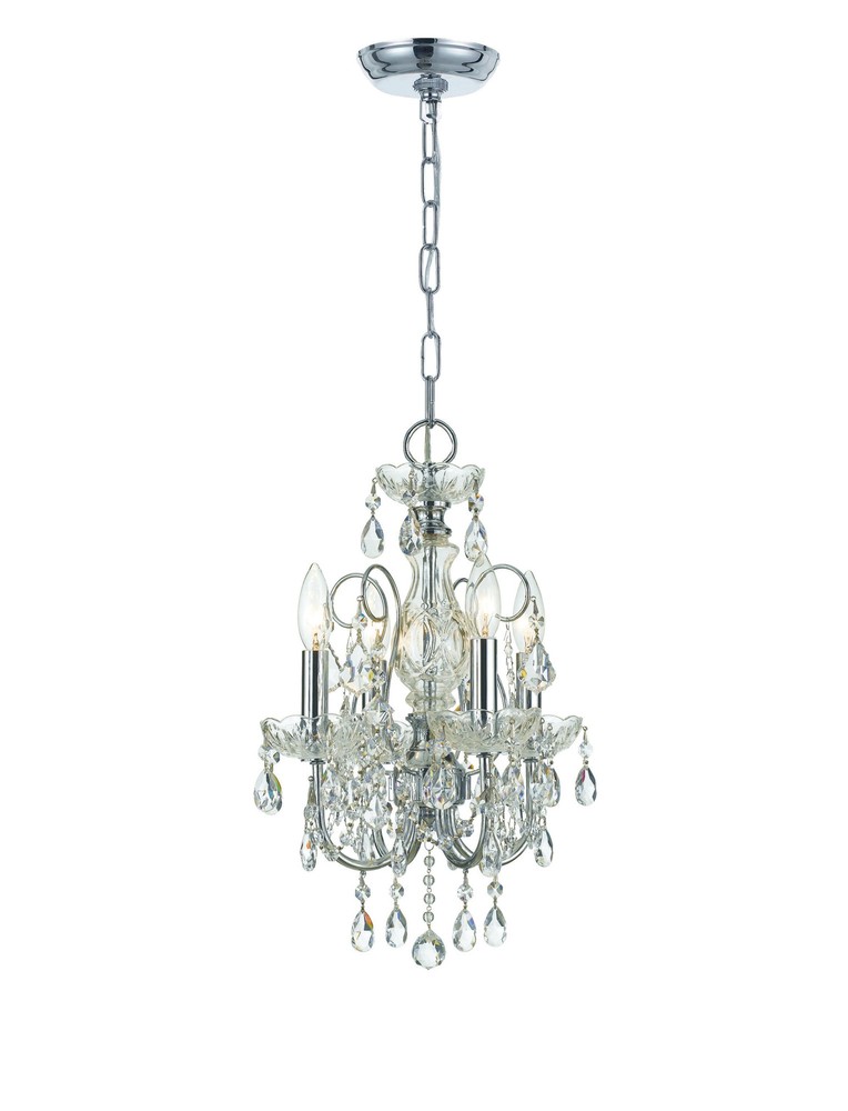 Crystorama Lighting Group 3224-CL-MWP Imperial 4 Light 12