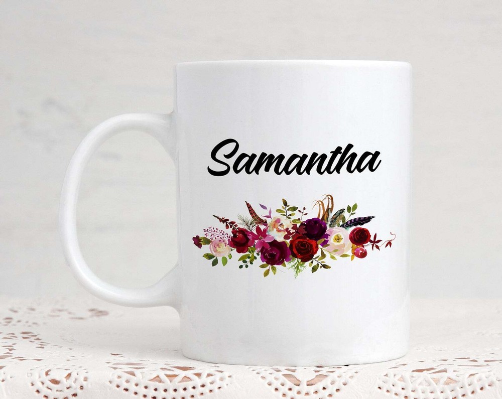 Personalised White Ceramic Mug Your Name Mug Personalised Name Mug Best Gift